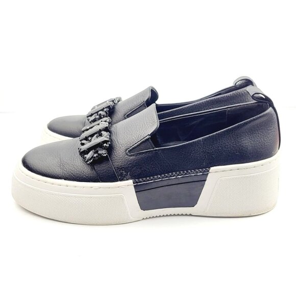 KARL LAGERFELD PARIS Lamirra Embellished Platform‎ Runners - Size 6 - Picture 5 of 9